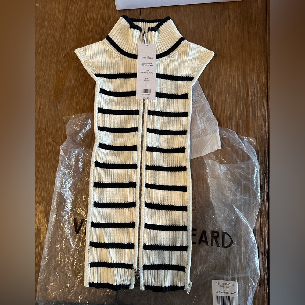 Veronica Beard Tempest Dickey off-white/navy